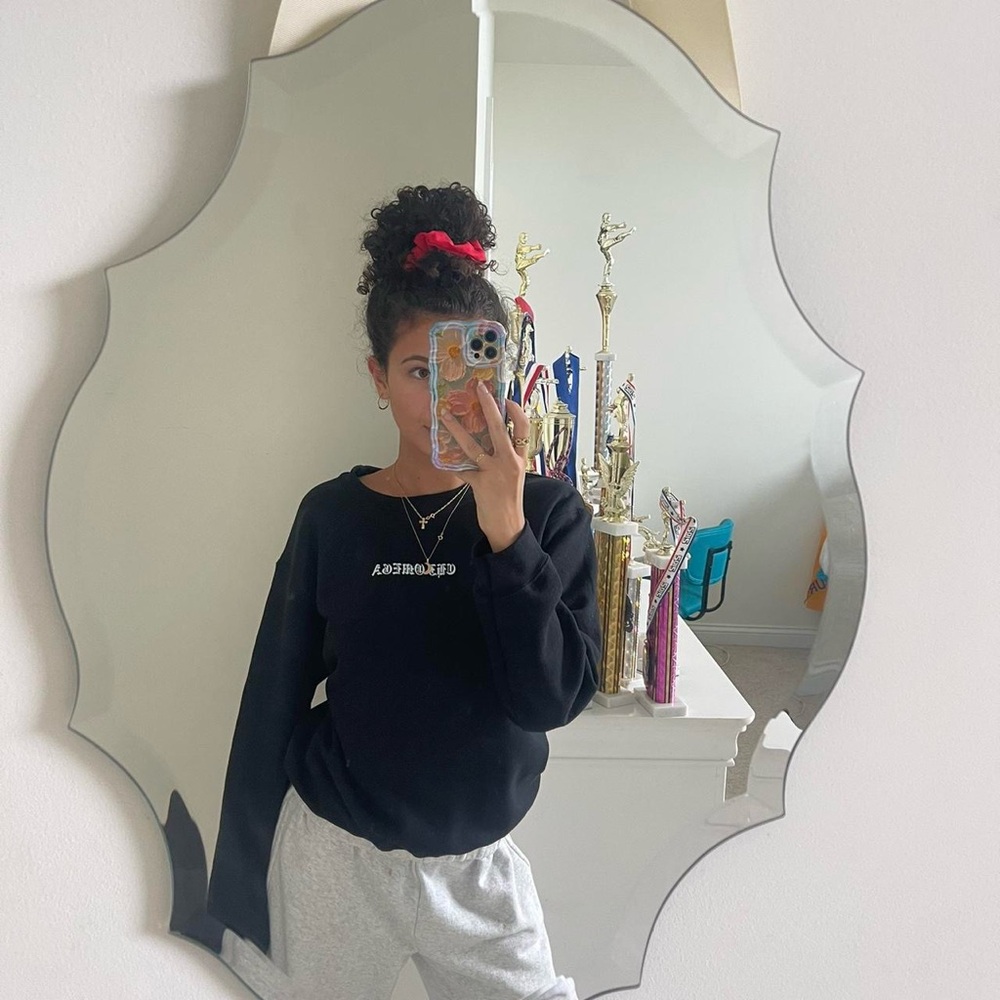 chi omega crew neck